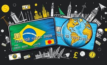 Escolha entre cartão nacional ou internacional com base nas suas necessidades