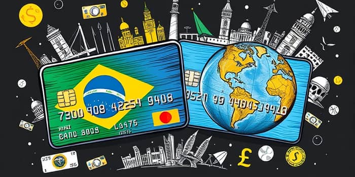 Escolha entre cartão nacional ou internacional com base nas suas necessidades