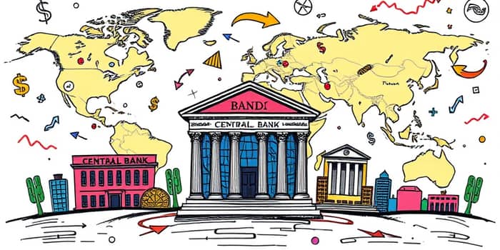 Bancos centrais sinalizam ajustes conforme cenário global se redefine