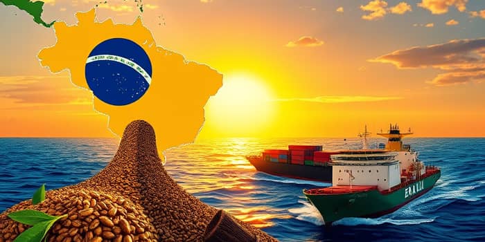 Exportações crescem com valorização de commodities